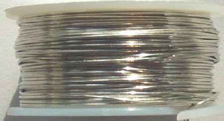 20 Yards of 24 Gauge Tinned Silver over Copper Artistic Wire