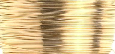 40 Yards of 28 Gauge Natural Brass Artistic Wire