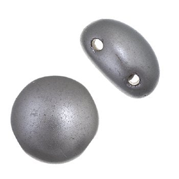 22, 8mm Pastel Cool Grey Pearl Glass Candy Beads