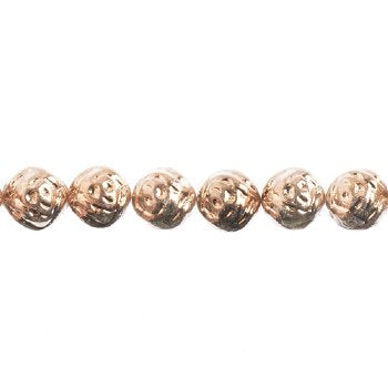 22, 8mm Crystal Capri Two Hole Candy Rose Beads