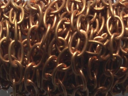 1 Meter of 10x7mm Antique Copper Chain