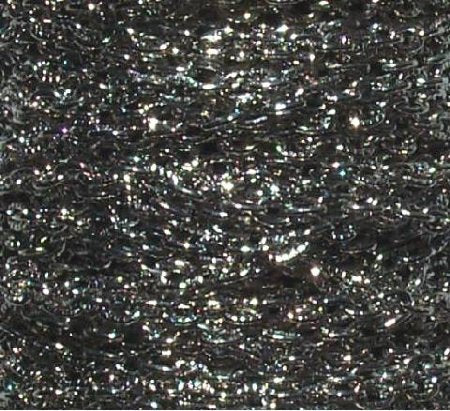 1 Meter of 4x3mm Textured Link Rhodium Chain