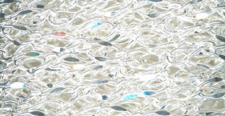 1 Meter of 6x4mm Hammered Link Silver Plated Chain