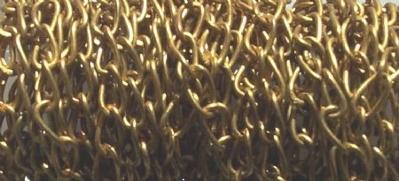 1 Meter of 7x4mm Antique Gold Chain