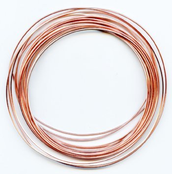 4 Yards of 21ga Rose Gold SQUARE Wire