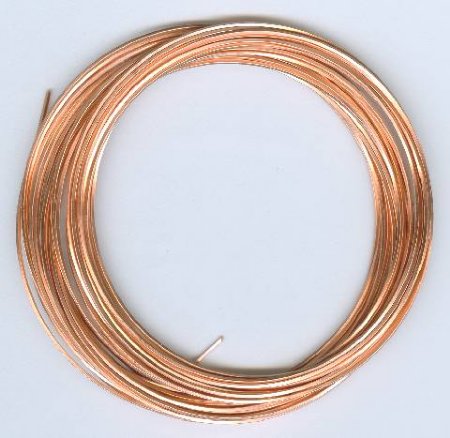 7 Yards of 21ga Copper Plated SQUARE Wire