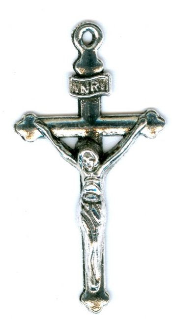 1 39x20mm Antique Silver Crucifix Pendant