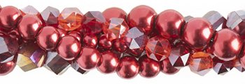Dahlia Crystal Lane 5 Strand Twisted Bead Set