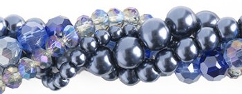 Forget Me Knot Crystal Lane 5 Strand Twisted Bead Set