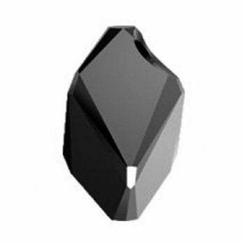 1 22mm Swarovski Jet Cubist Pendant