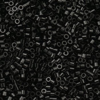 CY-1003 25 Grams of 11/0 Opaque Black Cylin Seed Beads