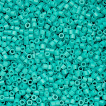 CY-1048 25 Grams of 11/0 Opaque Light Turquoise Green Cylin Seed Beads