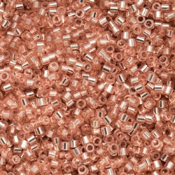 CY-1197 25 Grams of 11/0 Burnished Copper Lined Cylin Seed Beads