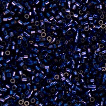 CY-1206 25 Grams of 11/0 Silverlined Dark Violet Cylin Seed Beads