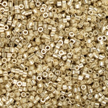 CY-1219 25 Grams of 11/0 Metaluxe Silver Cylin Seed Beads