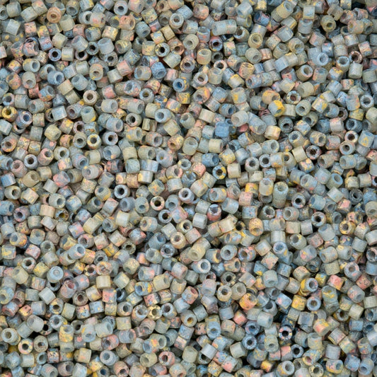 CY-1243 25 Grams of 11/0 Verdara Sunset Cylin Seed Beads
