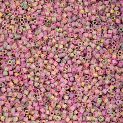 CY-1247 25 Grams of 11/0 Verdara Celestial Dew Cylin Seed Beads