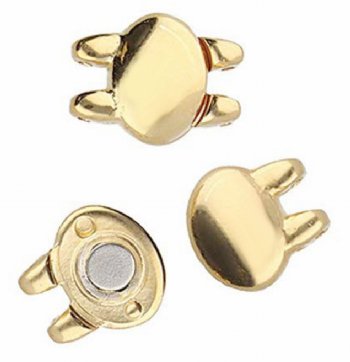 1, 13.2x10mm Kypri II 24k Gold  Magnetic Clasp for Superduo Beads