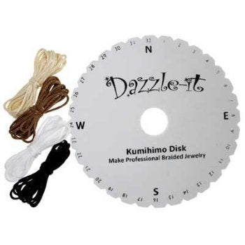 Dazzle-It! 6 Inch Round Kumihimo Braiding Disk