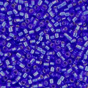 DB-0047 5.2 Grams of 11/0 Silver Lined Cobalt Miyuki Delica Beads