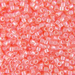 DB-0106 5.2 Grams of 11/0 Transparent Gold Lustre Pink