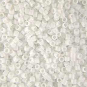 DB-0200 5.2 Grams of 11/0 Opaque Chalk White Delica Beads