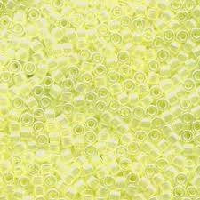 DB-0232 5.2 Grams of 11/0 Lined Pale Yellow Pearl