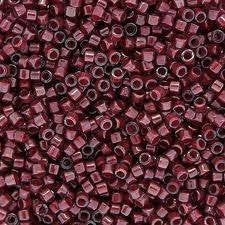 DB-0280 5.2 Grams of 11/0 Lined Crystal Dark Plum