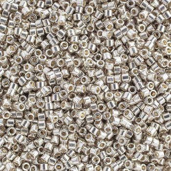 DB10-0035 5.2 Grams of 10/0 Galvanized Silver Delica Beads