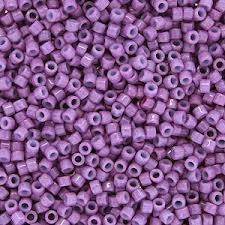 DB-0660 5.2 Grams of 11/0 Opaque Dark Orchid Miyuki Delica Beads