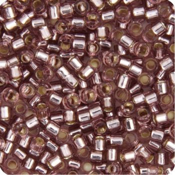 DB-0146 5.2 Grams of 11/0 Silver Lined Lilac Delica Beads