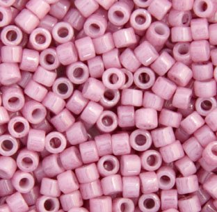 DB-0210 5.2 Grams of 11/0 Opaque Rose Glazed Lustre Miyuki Delica Beads