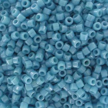 DB-0218 5.2 Grams of 11/0 Opaque Light Blue Lustre Miyuki Delica Beads