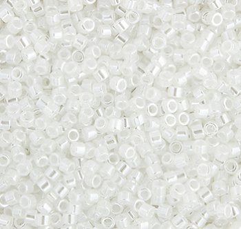 DB-0231 5.2 Grams of 11/0 Crystal White Ceylon Miyuki Delica Beads