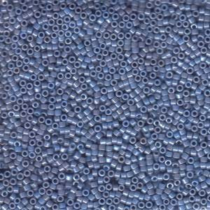 DB-0266 5.2 Grams of 11/0 Opaque Denim Blue Lustre Miyuki Delica Beads