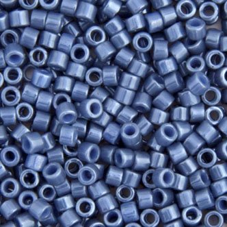 25 grams of 3x7mm Metallic Metallic Steel Farfalle Seed Beads