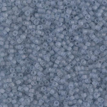 DB-0381 5.2 Grams of 11/0 Transparent Matte Shadow Grey Miyuki Delica Beads