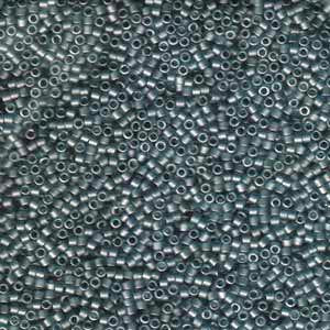 DB-0387 5.2 Grams of 11/0 Matte Transparent Montana Miyuki Delica Beads