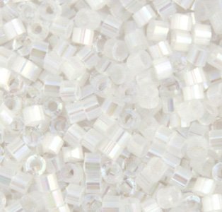 DB-0670 5.2 Grams of 11/0 Satin Silk Crystal AB Delica Beads