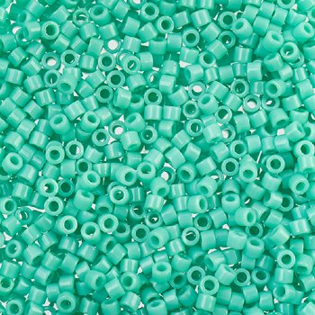 DB-0729 5.2 Grams of 11/0 Opaque Turquoise Green Miyuki Delica Beads