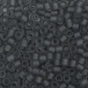 DB-0749 5.2 Grams of 11/0 Matte Transparent Grey Miyuki Delica Beads