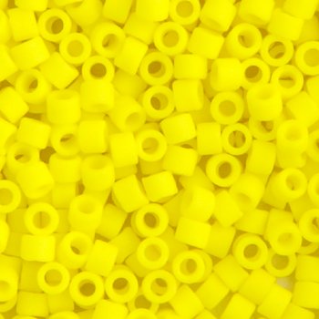 DB-0751 5.2 Grams of 11/0 Matte Opaque Yellow Miyuki Delica Beads