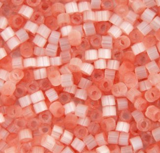 DB-0825 5.2 Grams of 11/0 Satin Silk Salmon Miyuki Delica Beads