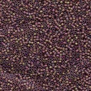 DB-0867 5.2 Grams of 11/0 Transparent Matte Dark Cranberry AB Delica Beads
