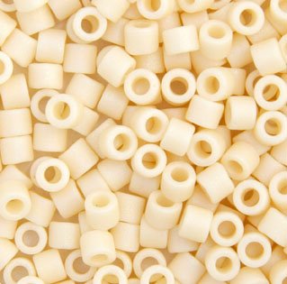 DB-0883 5.2 Grams of 11/0 Opaque Matte Cream AB Delica Beads