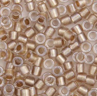 DB-0907 5.2 Grams of 11/0 Sparkling Beige Bronze Lined Crystal Delica Beads