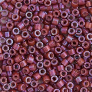 DB-1015 5.2 Grams of 11/0 Metallic Raspberry Lustre AB Delica Beads