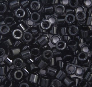 DB10-0010 5.2 Grams of 10/0 Opaque Black Delica Beads