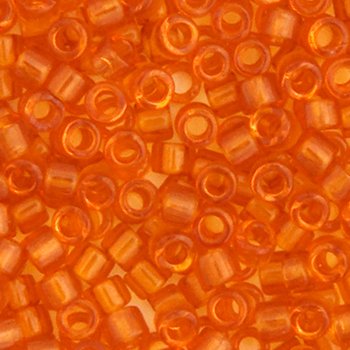 DB-1101 5.2 Grams of 11/0 Transparent Marigold Delica Beads