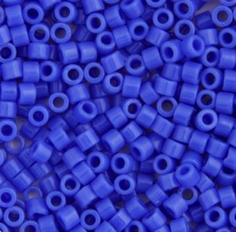 DB-1138 5.2 Grams of 11/0 Opaque Blue Cyan Delica Beads
